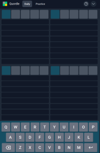 Quordle lets you play 4 games at once